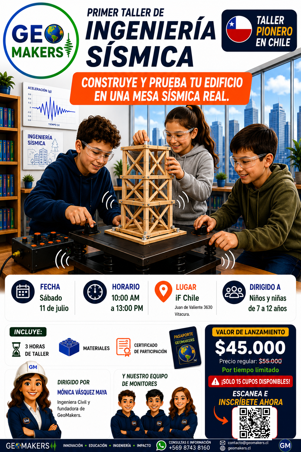Taller de Ingeniería Sísmica para niños